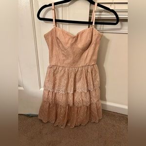 Pink Lace BCBGMaxazria Cocktail Dress